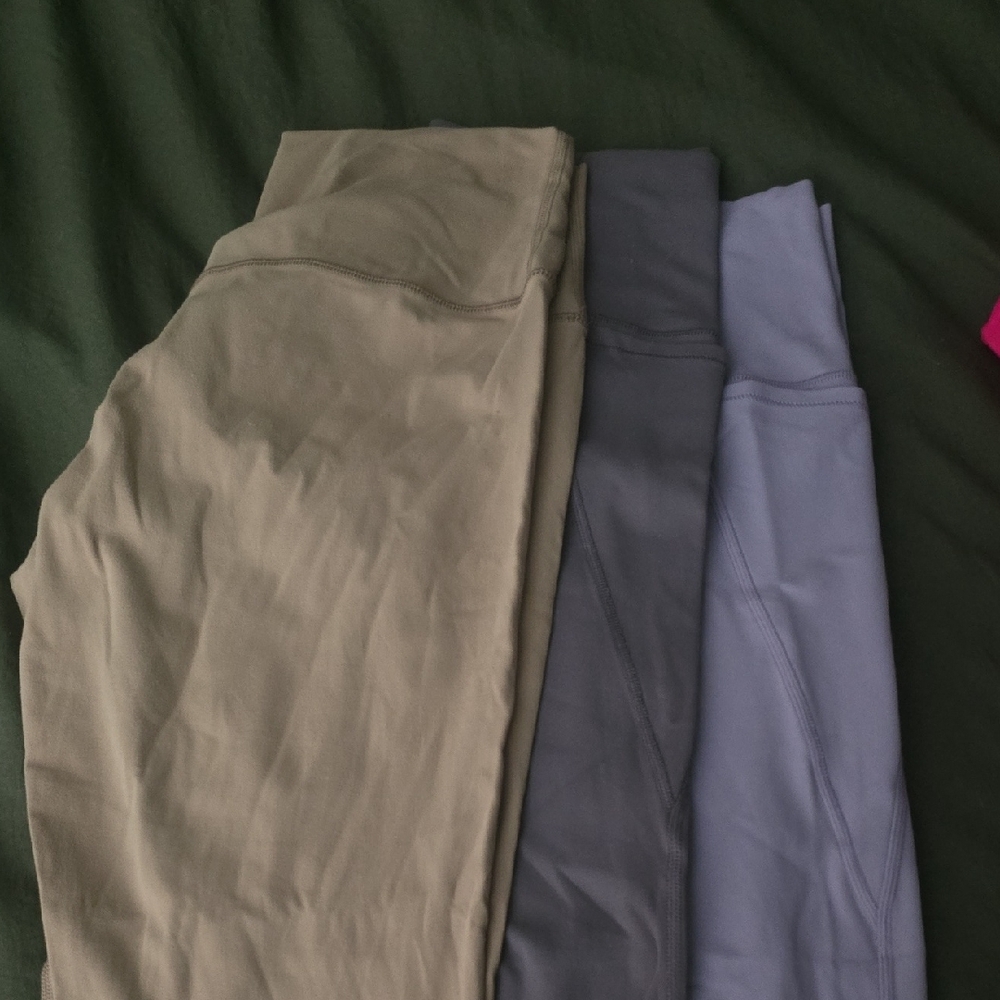 CRZ YOGA Women's Leggings - Tan, Gray, Blue
